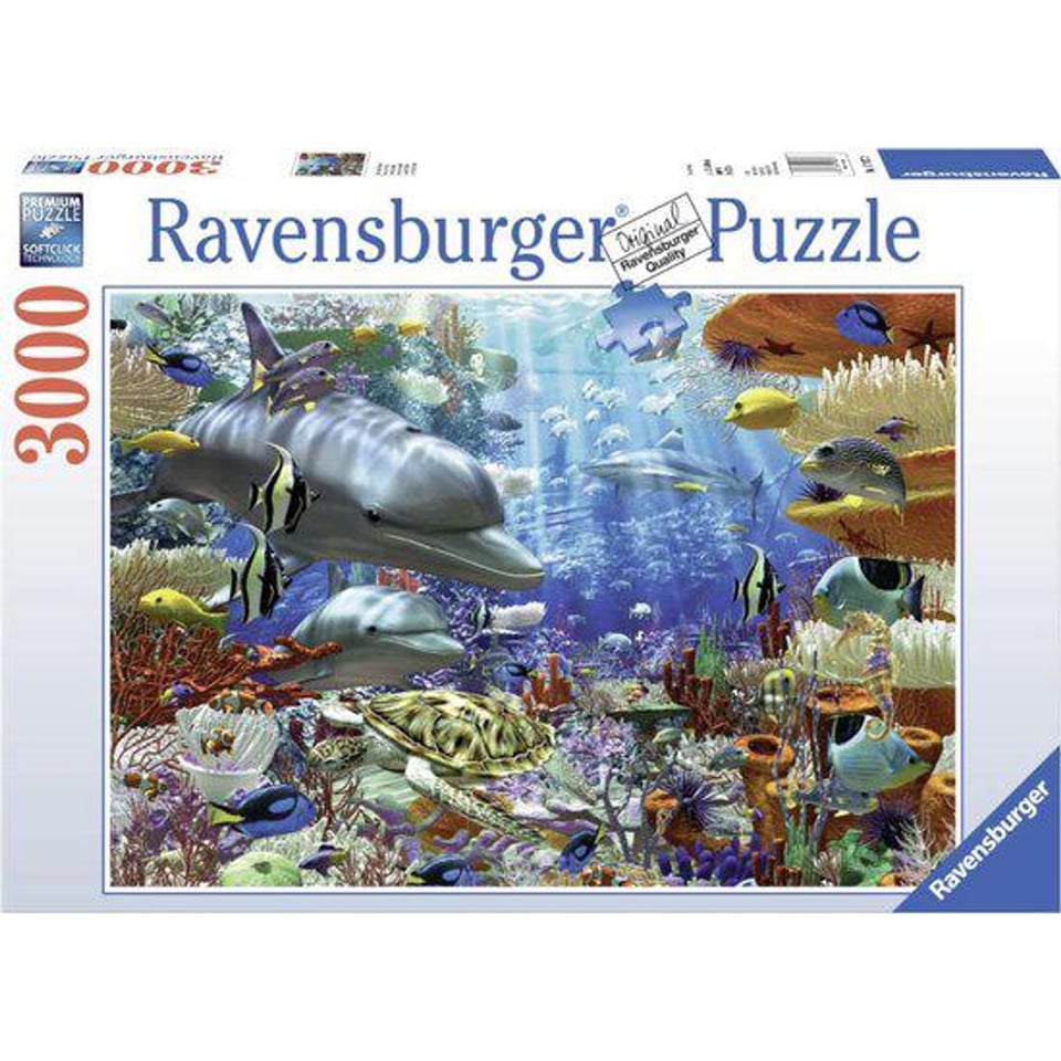 Puzzle 3000st. Leven Onderwater