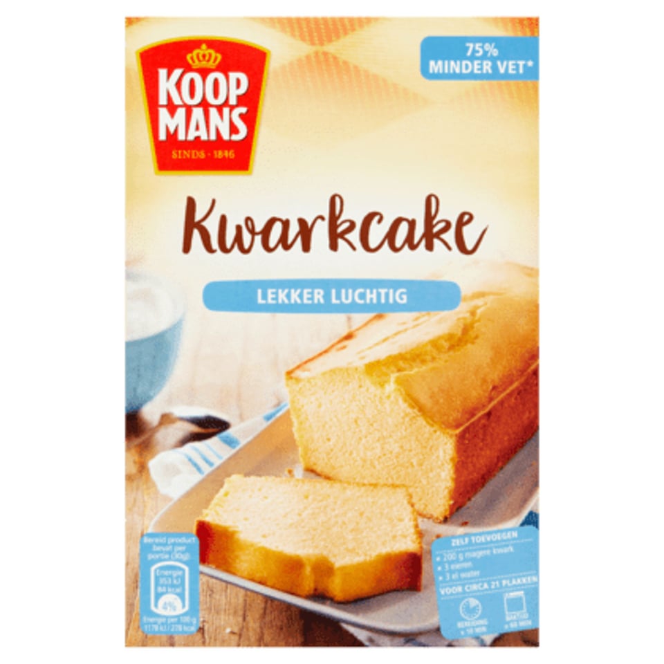 Koopmans Kwarkcake Bakmix