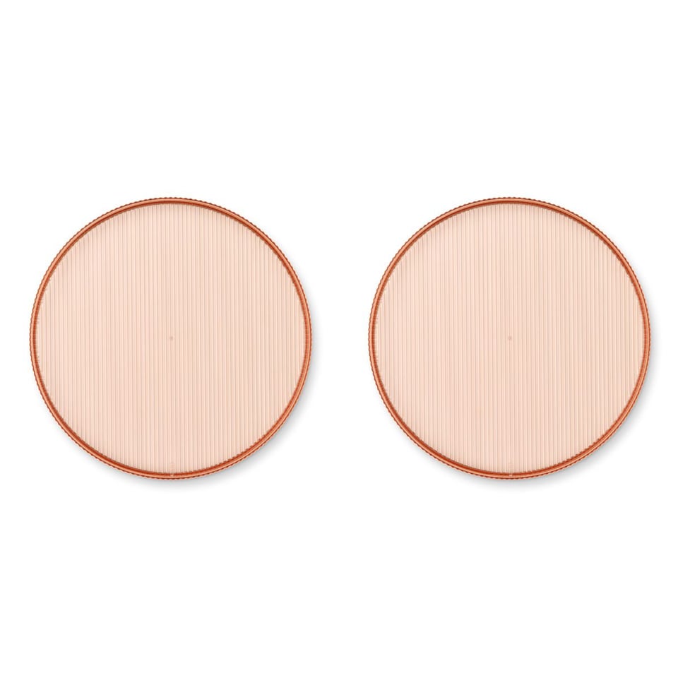 Liewood Johs Plate 2-Pack Tuscany Rose