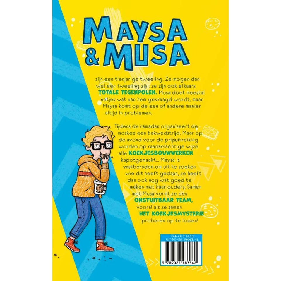 Thematitel Kinderboekenweek 2025 Groep 3-4: Maysa & Musa en Het Koekjesmysterie