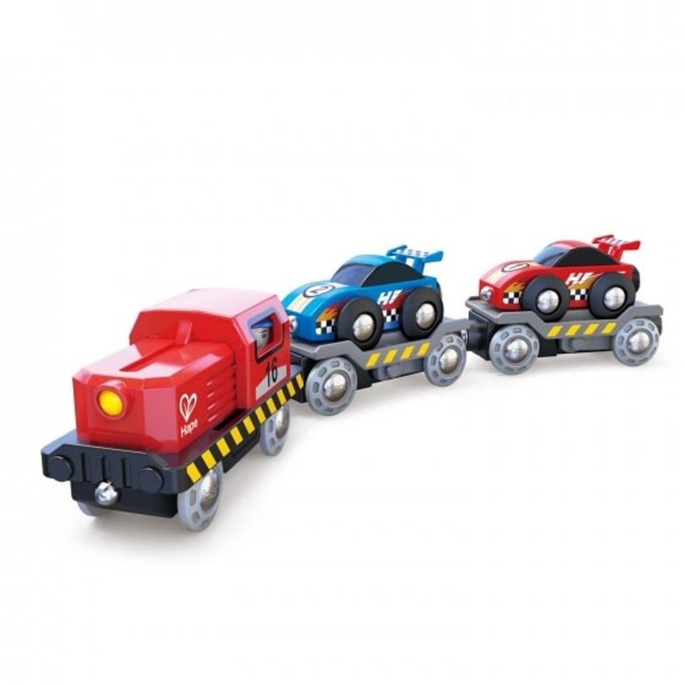 Hape Race Car Transporter 3+