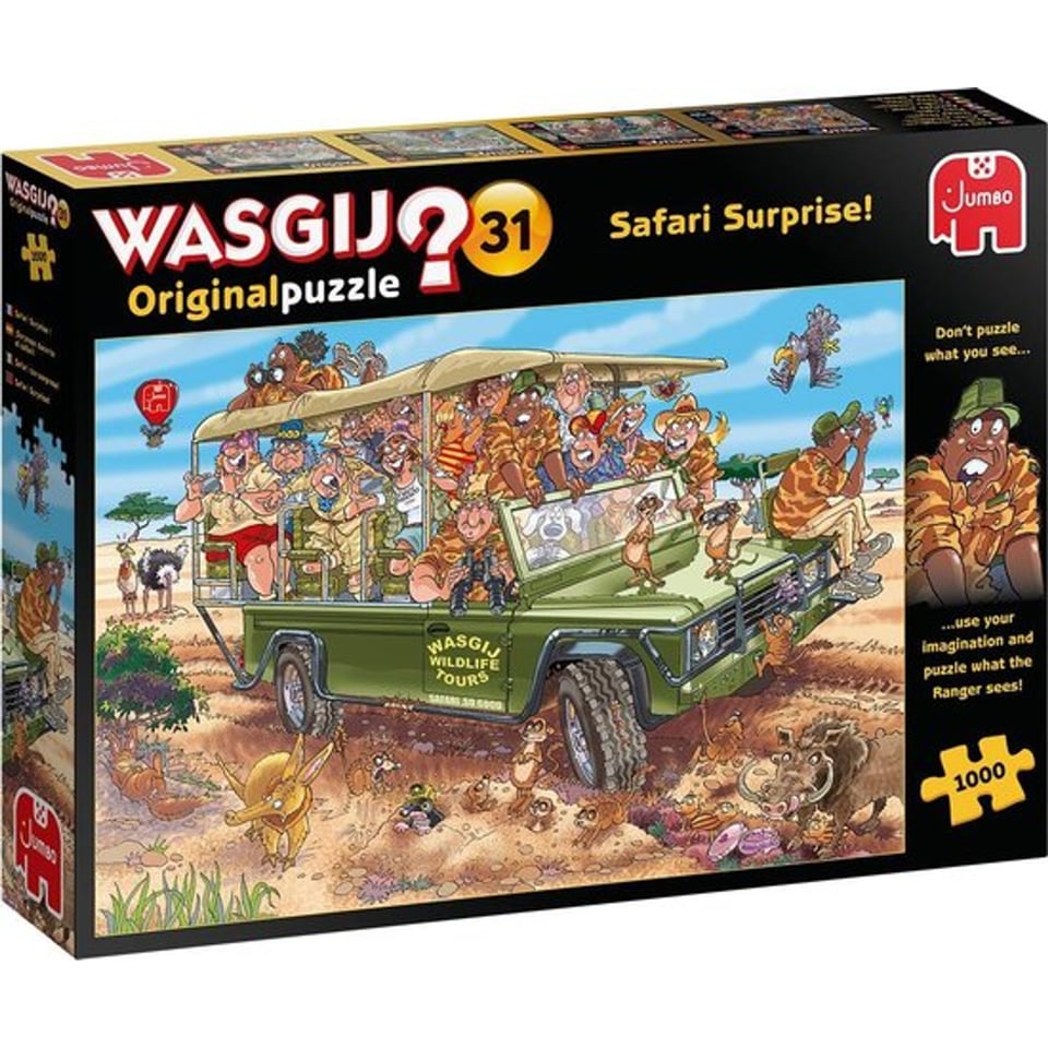 Wasgij Orginal Puzzel 31 Safari Spektakel 1000 Stukjes