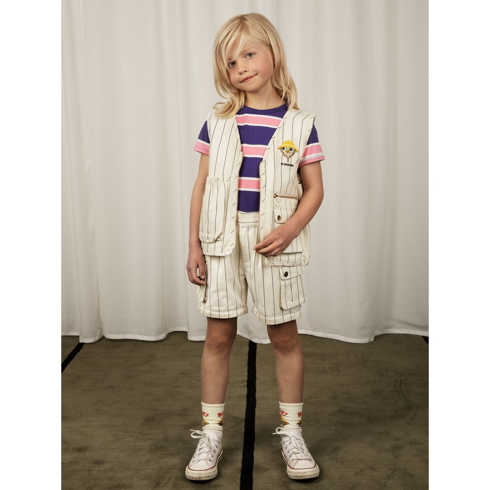 Mini Rodini Owl Embroidered Utility Vest