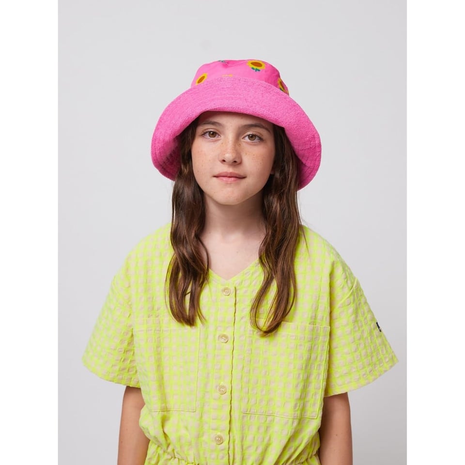 Bobo Choses Sunflower All Over Reversible Hat