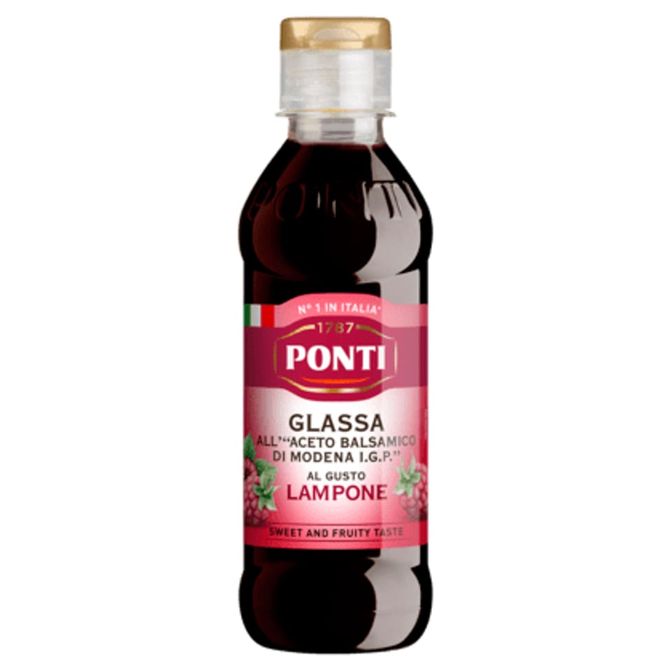 Ponti Creme Aceto Balsamico en Framboos
