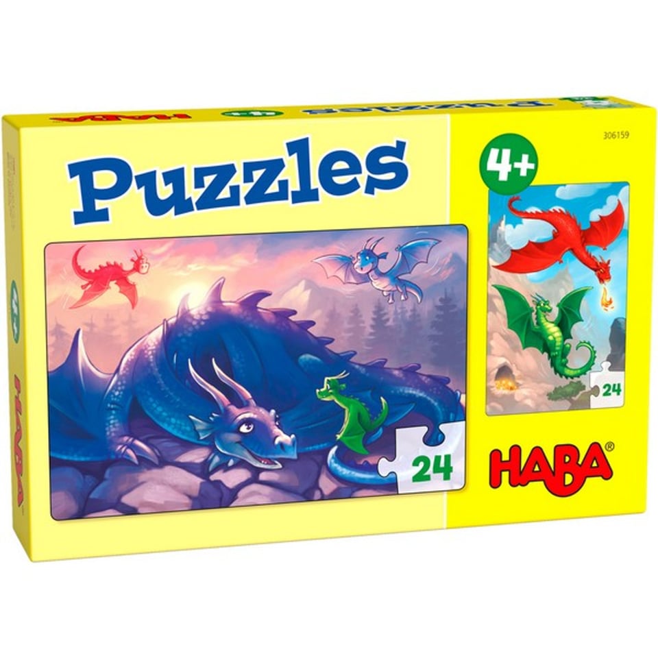 2-in-1-Puzzel Draken