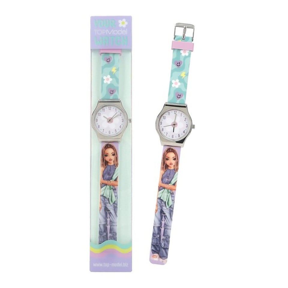 TOPModel Horloge Bloemen