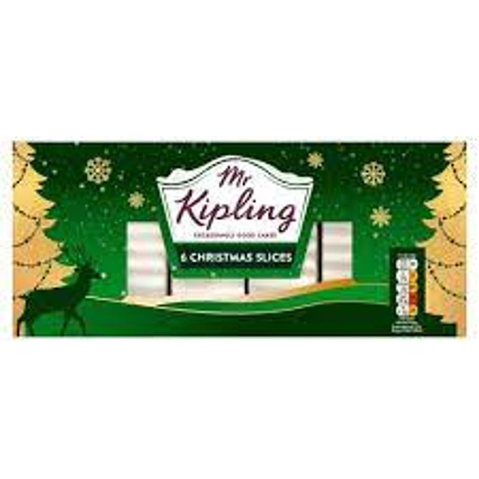 Mr Kipling 6 Christmas Slices