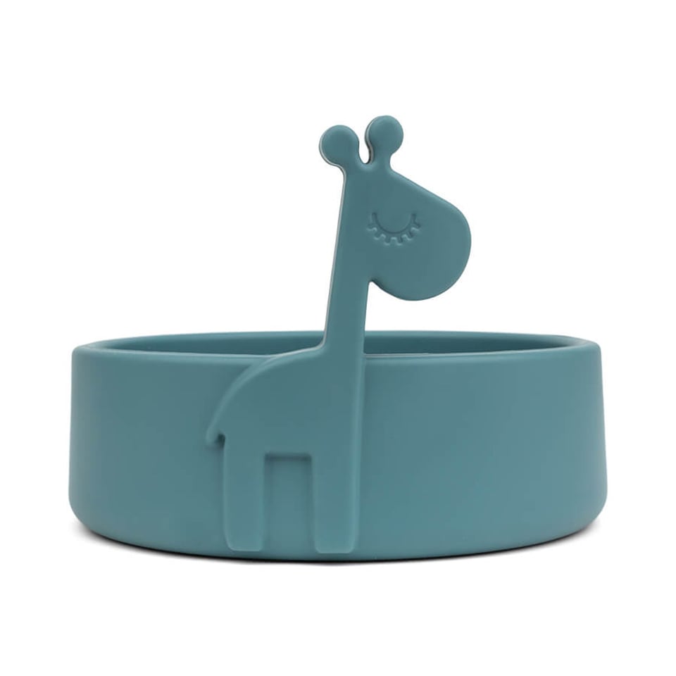 Peekaboo First Meal Set Deer Friends Blue