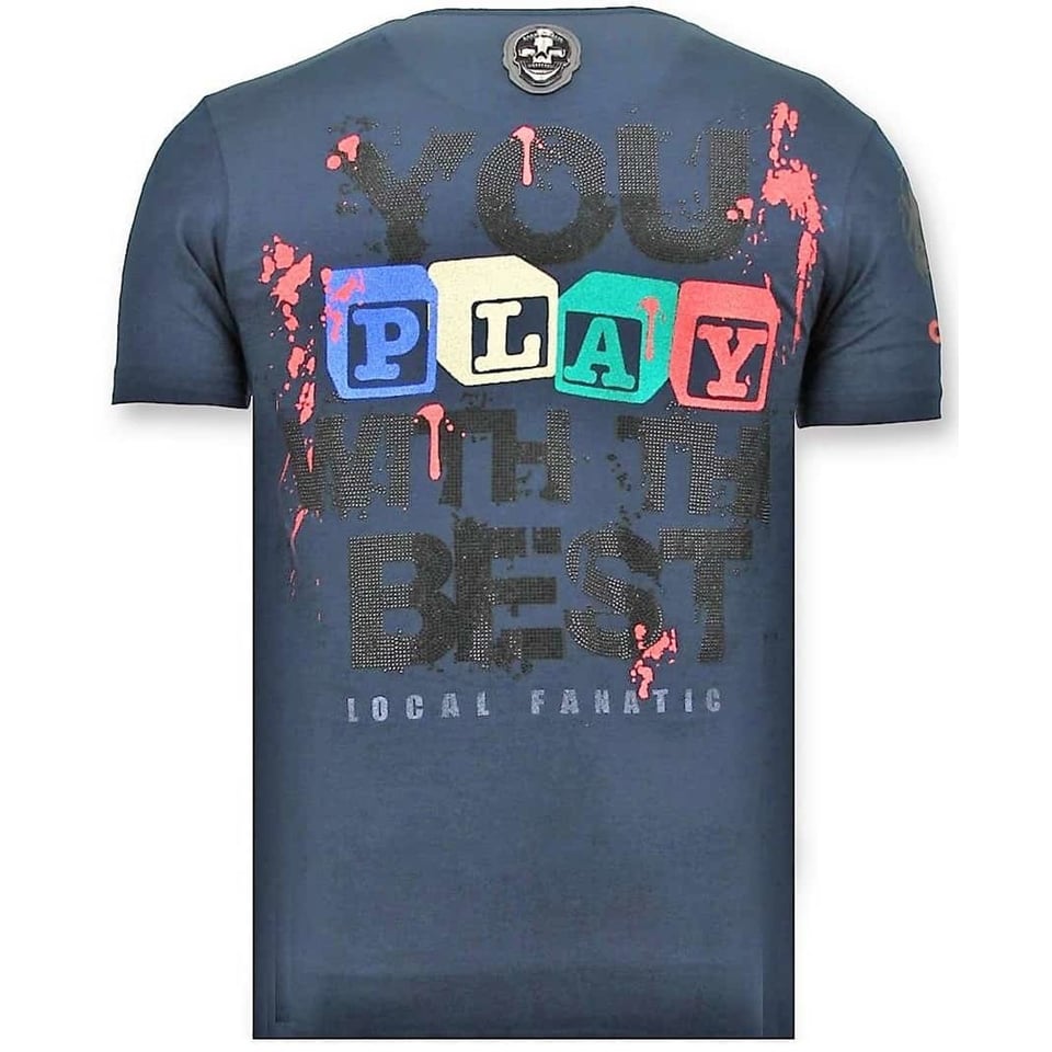 Luxe Heren T-Shirt - Chucky Childs Play - Navy