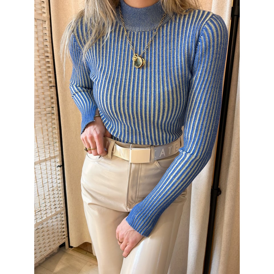 Ribbed Pull Blue - 