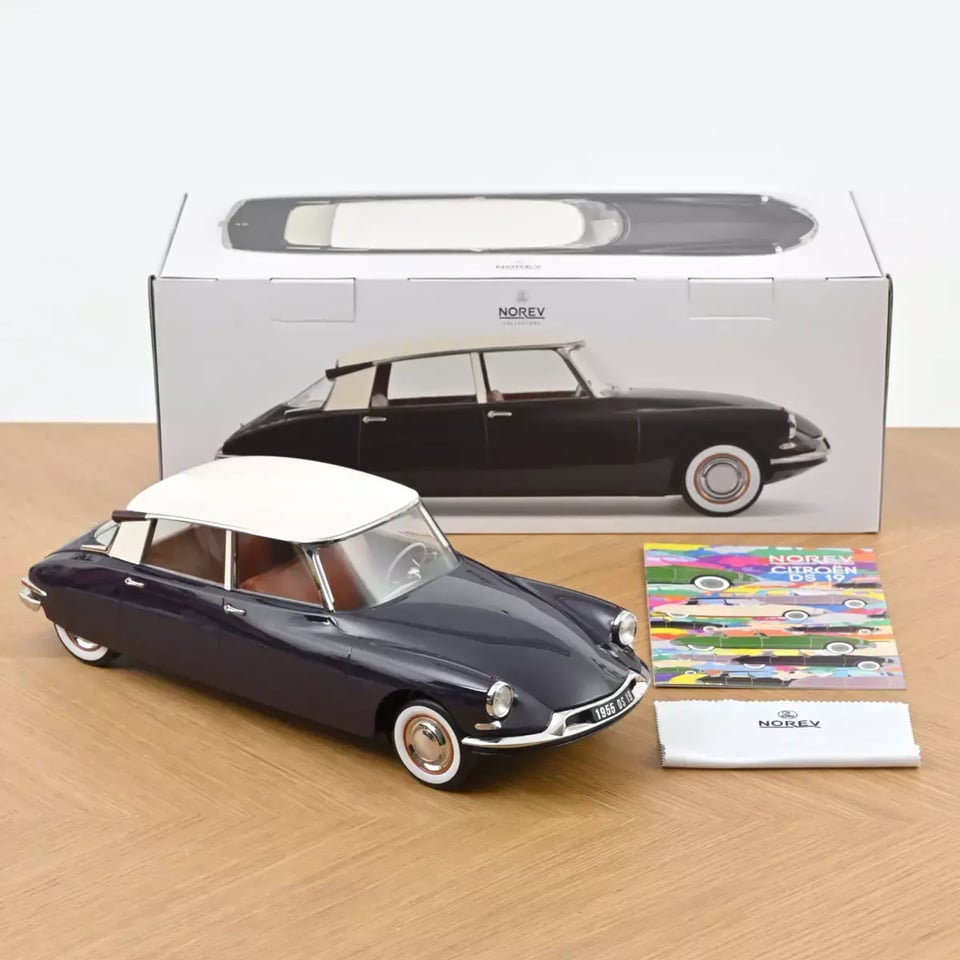 Citroën DS 19 1955 Purple & Champagne 1:12