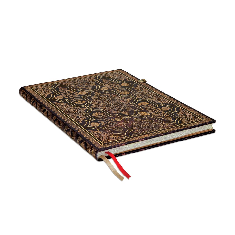 Paperblanks Notebook Grande Plain Mahogany - 21 x 30 cm / Mahogany, Gold