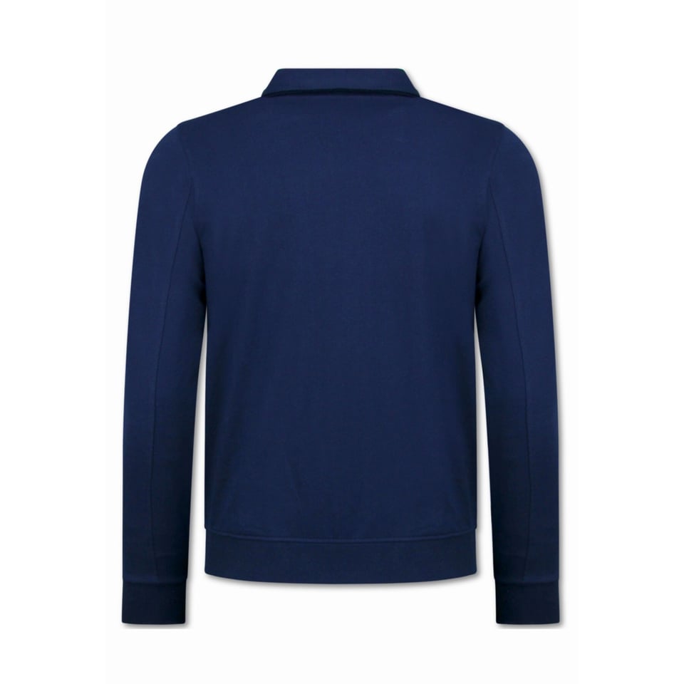 Heren Vesten Met Rits - Zonder Capuchon - Sweatvest Heren - 579 - Blauw