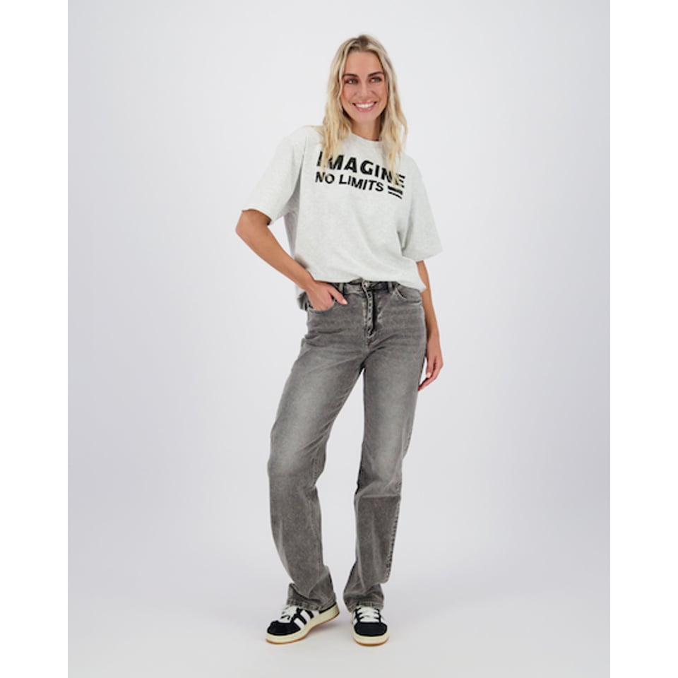 RAIZZED Straight jeans Sarah mid grey stone