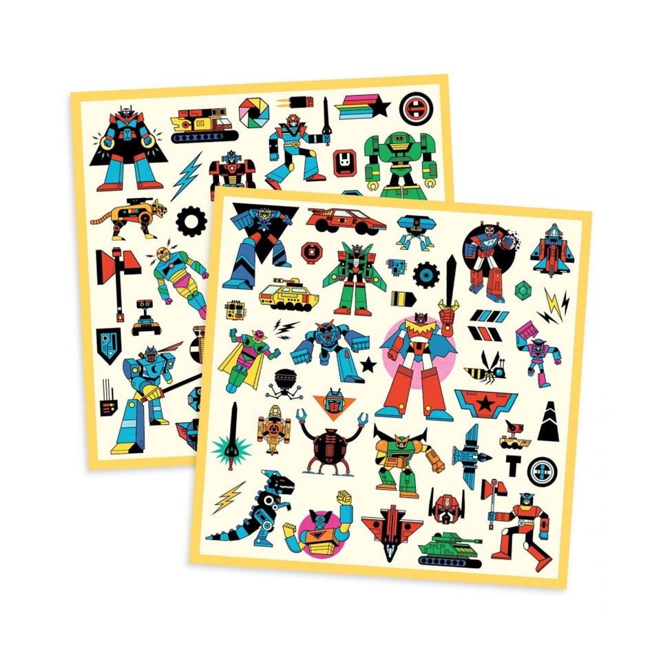 Djeco Stickers Robots