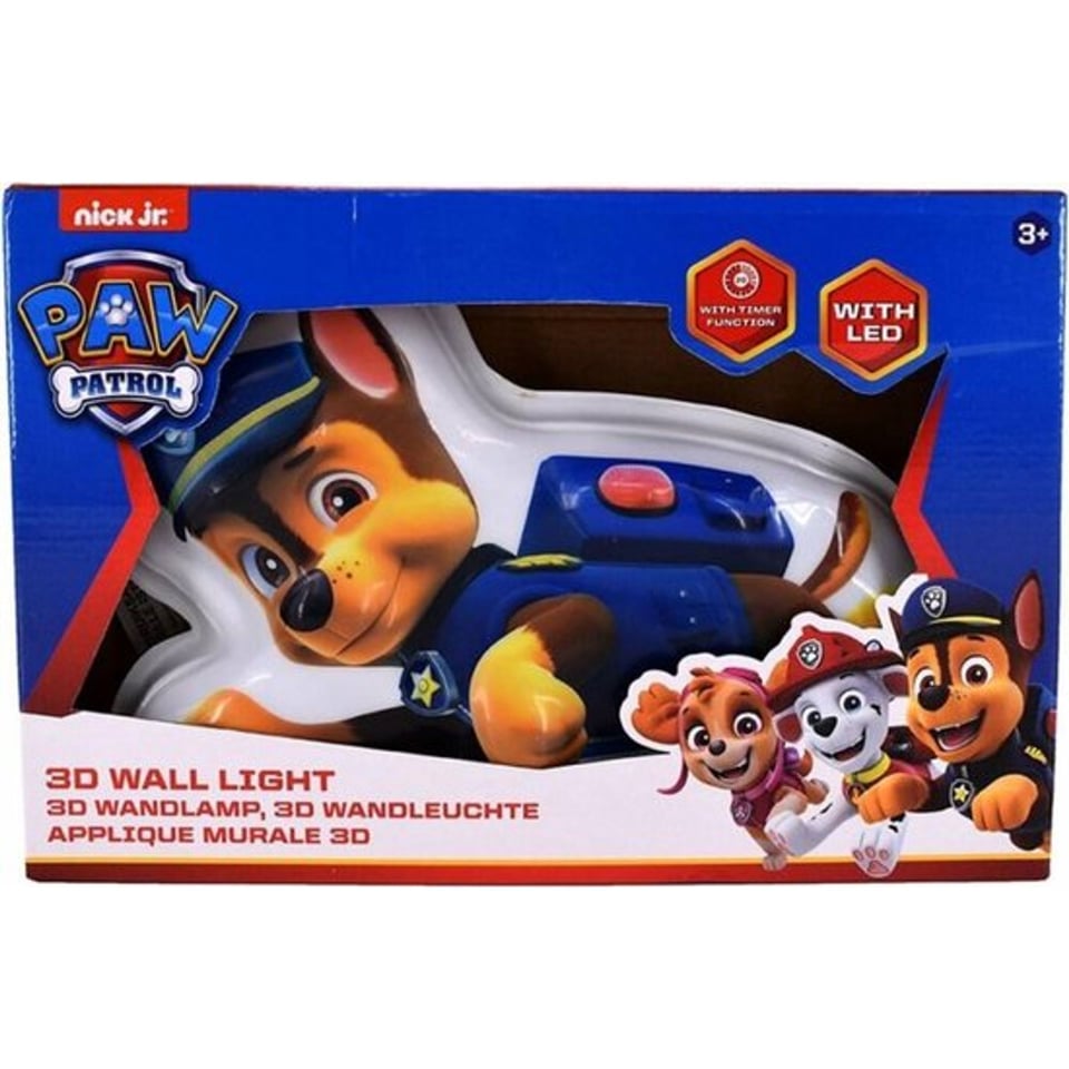 Paw Patrol Wall Light 3d