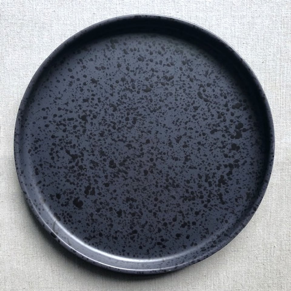Bord Shapes Zwart 25,4 Cm VERHUUR