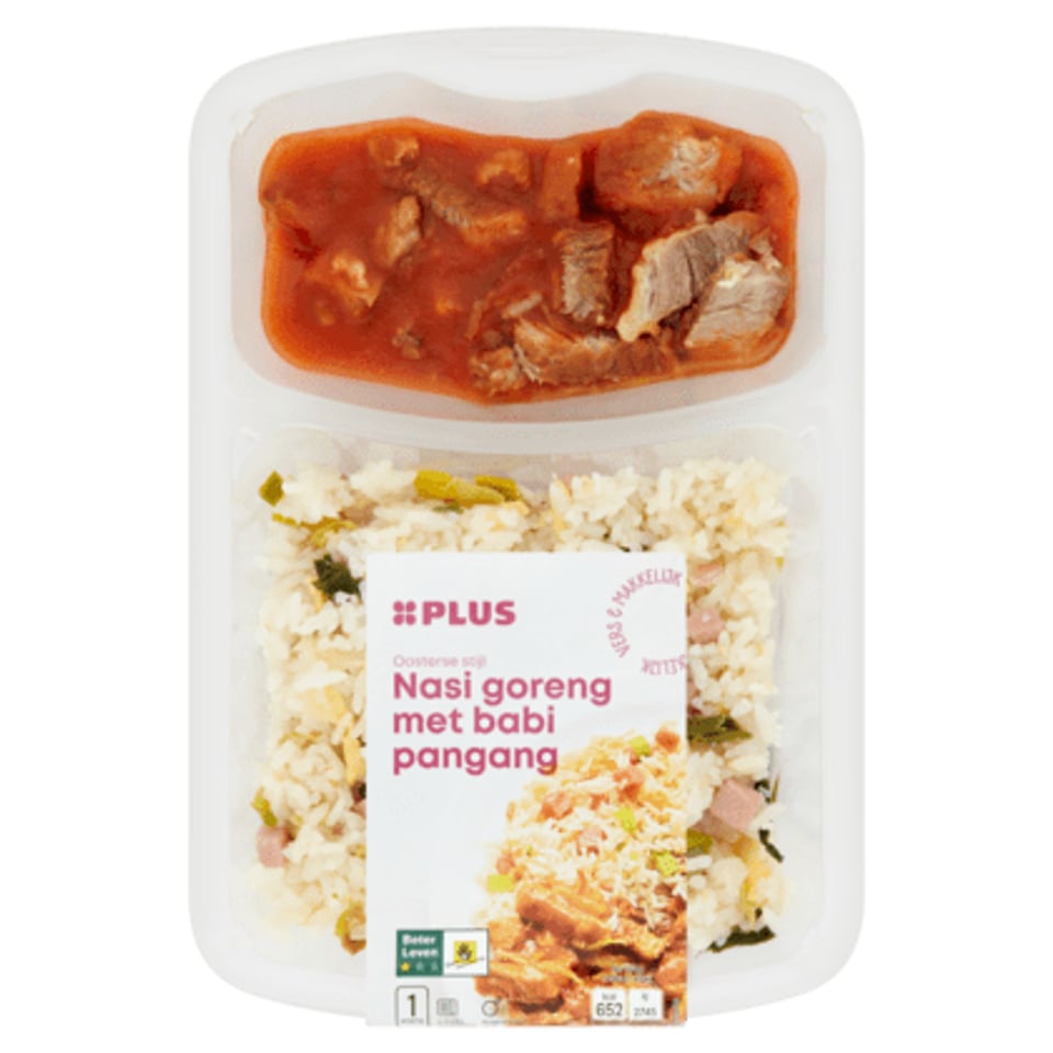 PLUS Nasi Goreng Met Krokante Babi Pangang