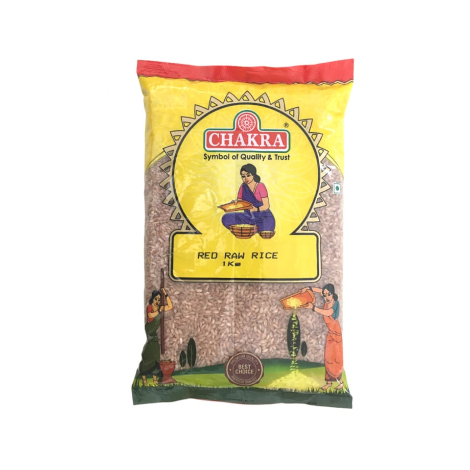 Chakra Premium Red Raw Rice- 1 Kg