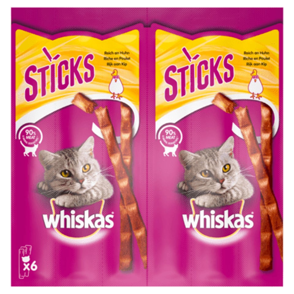 Whiskas Sticks - Kip - Kattensnack