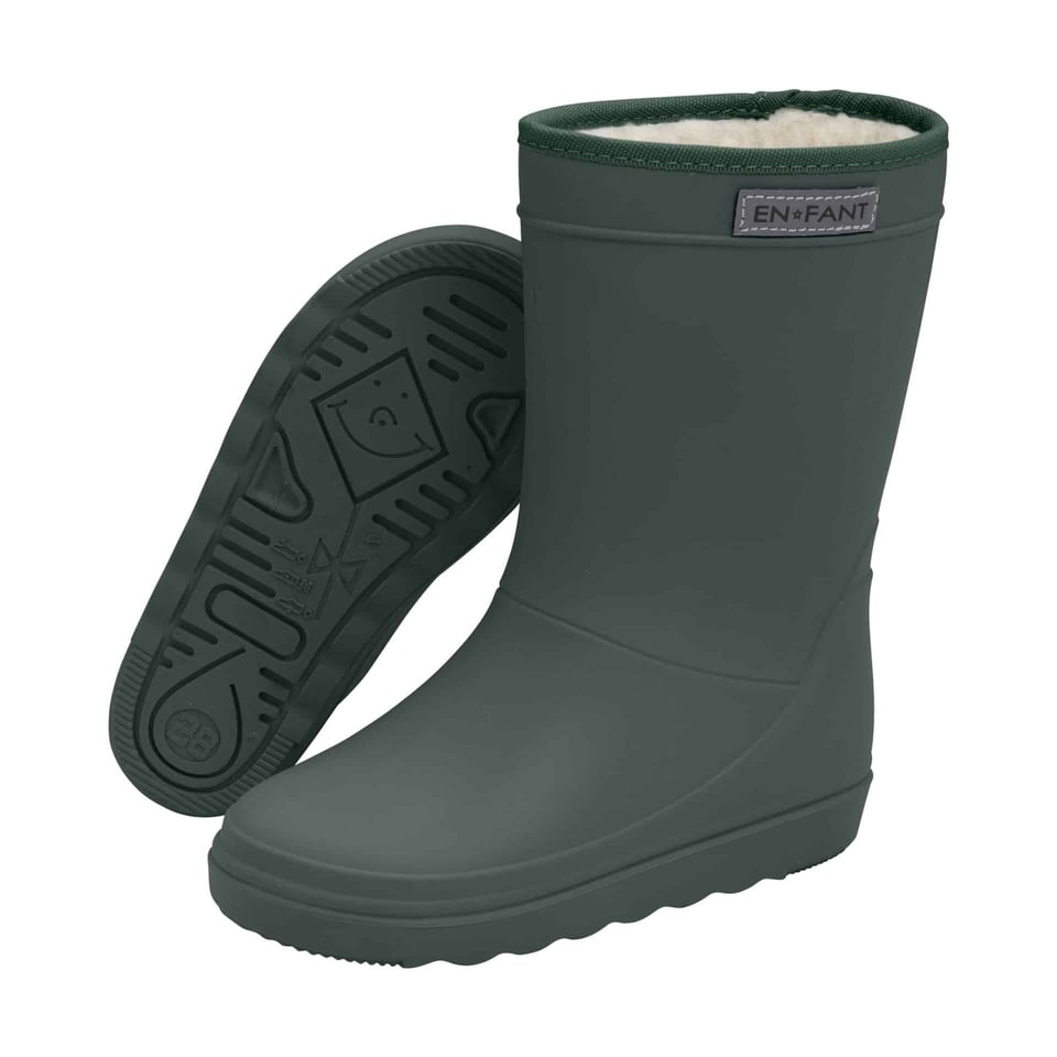 Enfant Thermo Boots Solid Green Gables