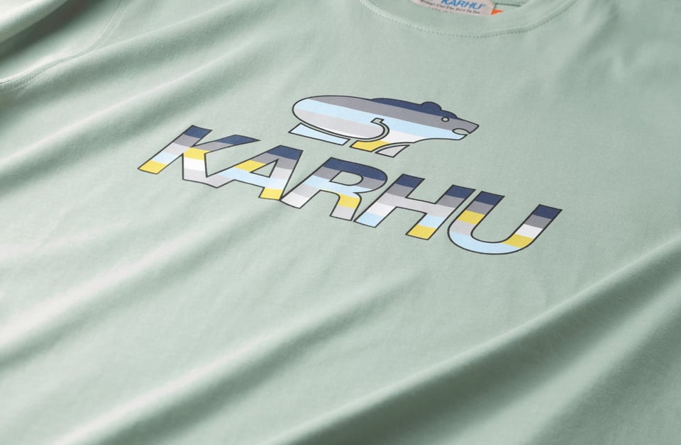 Karhu Karhu Team College T-Shirt Desert Sage / Ensign Blue MC