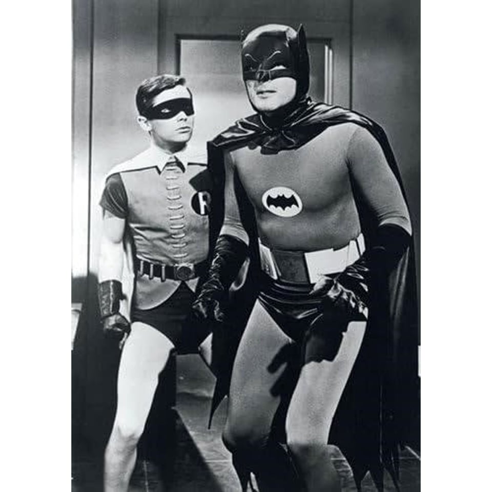 Postkaart - Batman and Robin