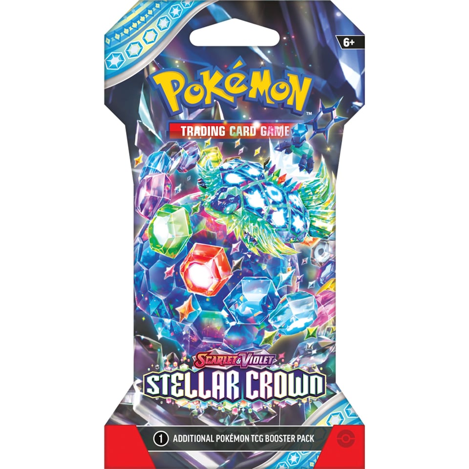 Pokémon Scarlet & Violet Stellar Crown Sleeved Boosterpack