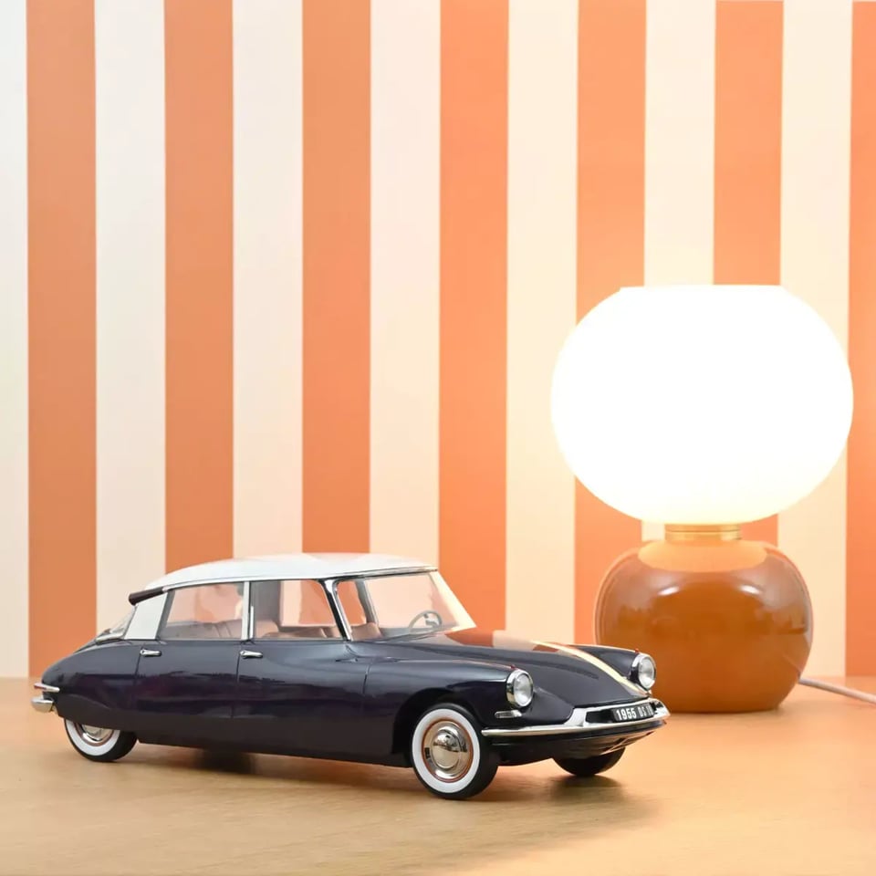 Citroën DS 19 1955 Purple & Champagne 1:12