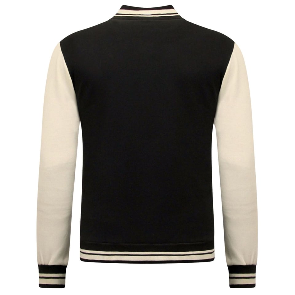 Baseball Jacket Heren Vintage - 7798 - Zwart