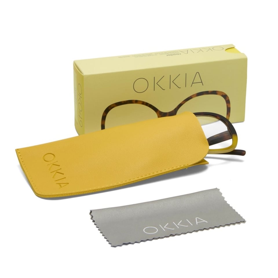 Leesbril VERONA Butterfly Havana Yellow OK049HY