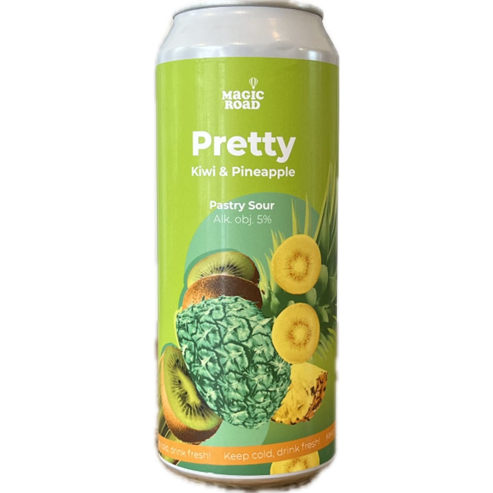 Magic Road Pretty: Kiwi & Pineappple 500ml