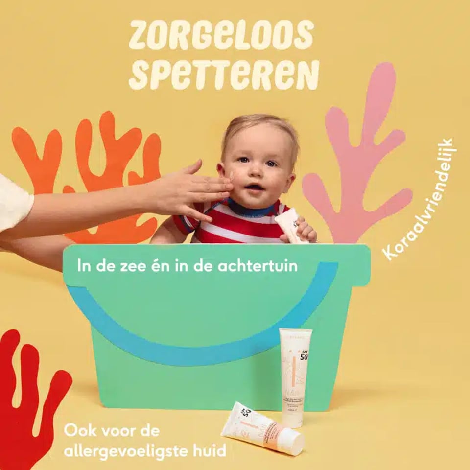 Naïf Zonnebrand Crème Voor Baby & Kids Factor 50 - 100ML