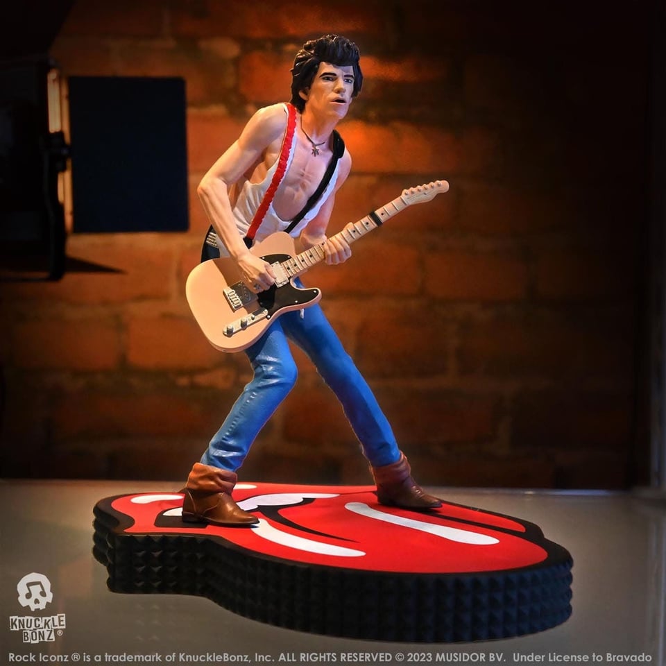 Rock Iconz - The Rolling Stones - Keith Richards Beeld (Tattoo You Tour 1981)