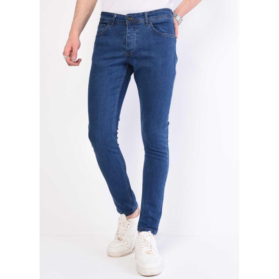 Heren Klassieke Spijkerbroek Slim Fit - DP/S-71 NW - Blauw