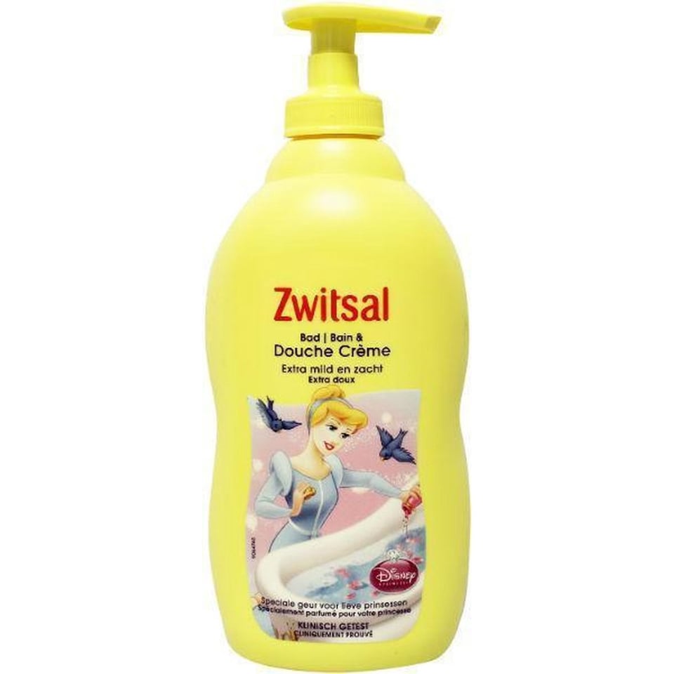 Zwitsal Meisjes Bad & Douchecrème Disney Prinses - 400 Ml - Kids