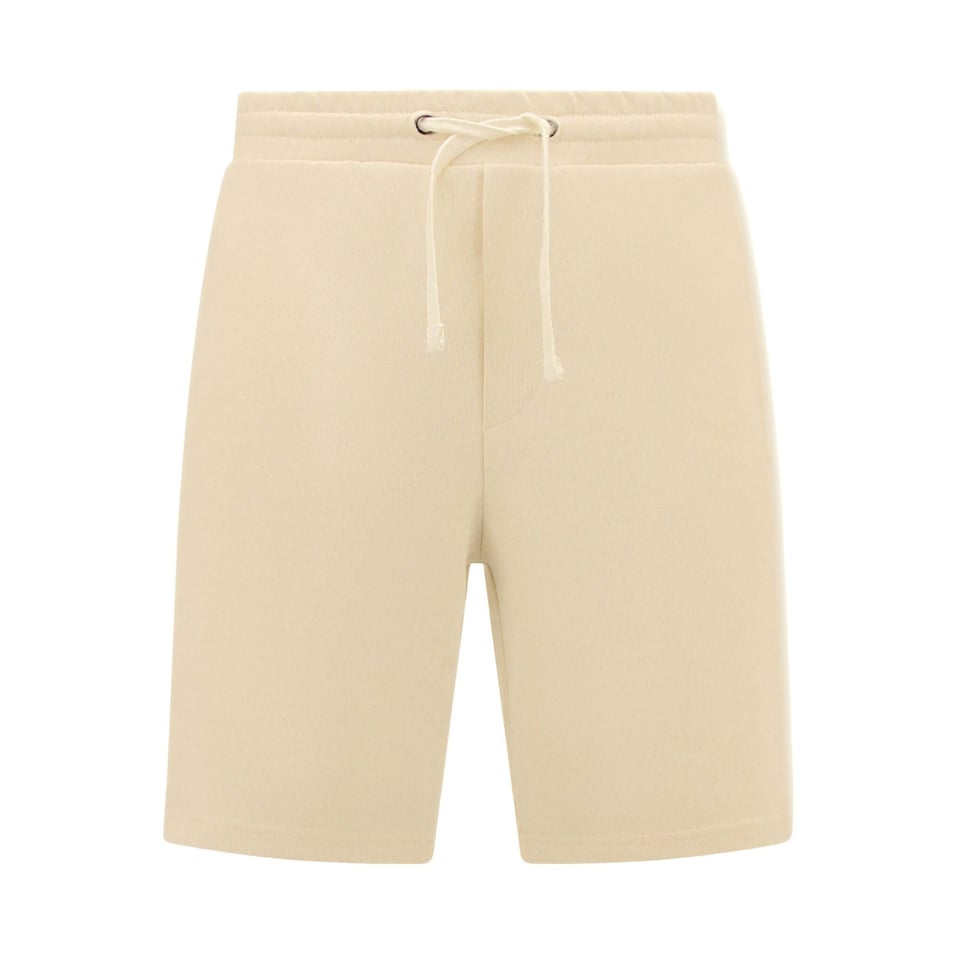 Hoodie Heren - Sweat Shorts Heren - SET - Beige