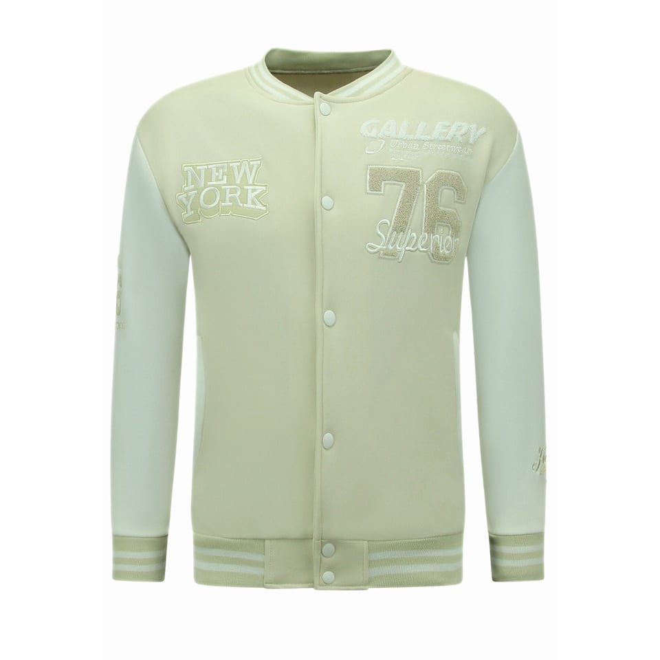 Baseball Jack Heren - Varsity Jacket - 902 - Beige