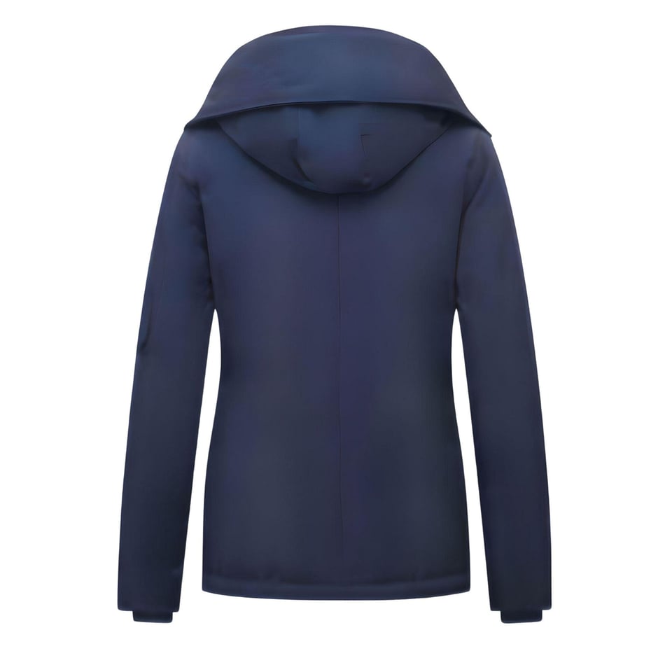 Getailleerde Korte Winterjas Dames - 503 - Blauw