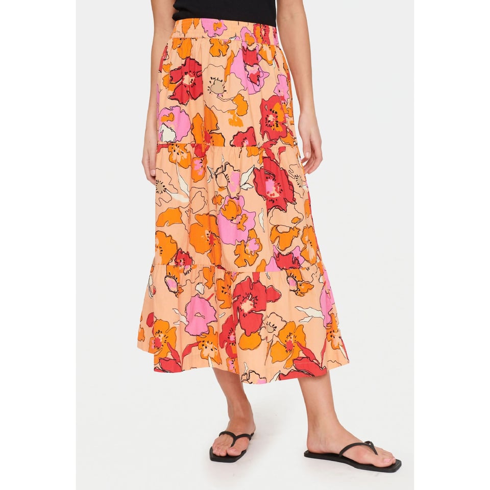 Peach bloom Summer skirt