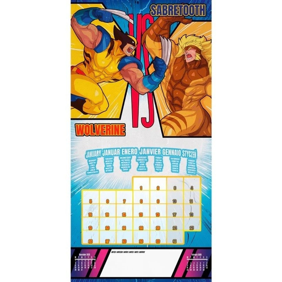 Marvel Kalender 2026 - Marvel vs. / Versus