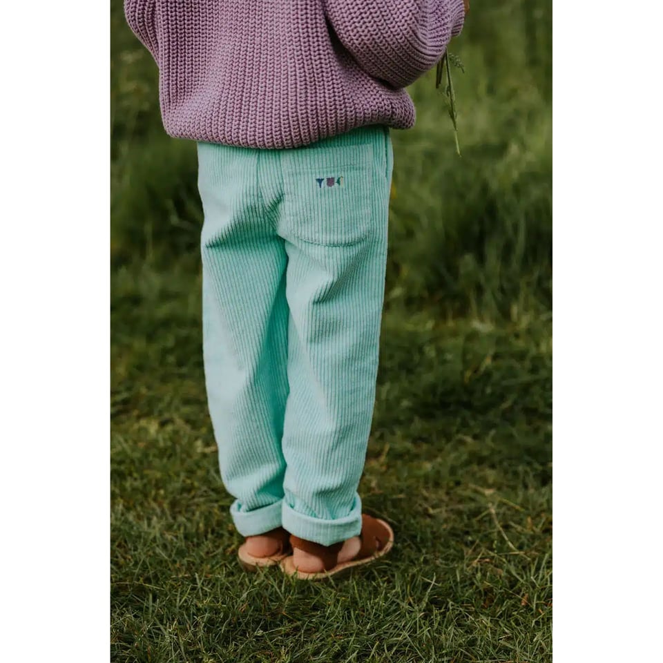 Yuki Kidswear Corduroy Trousers Beau - Mint