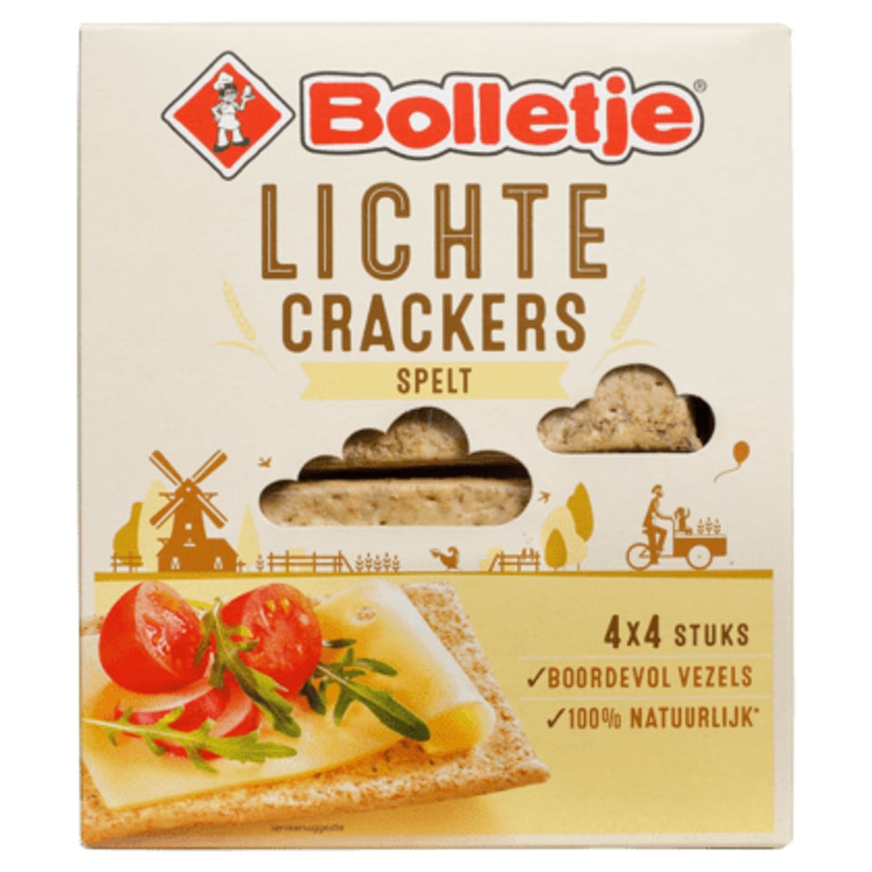 Bolletje Lichte Crackers Spelt