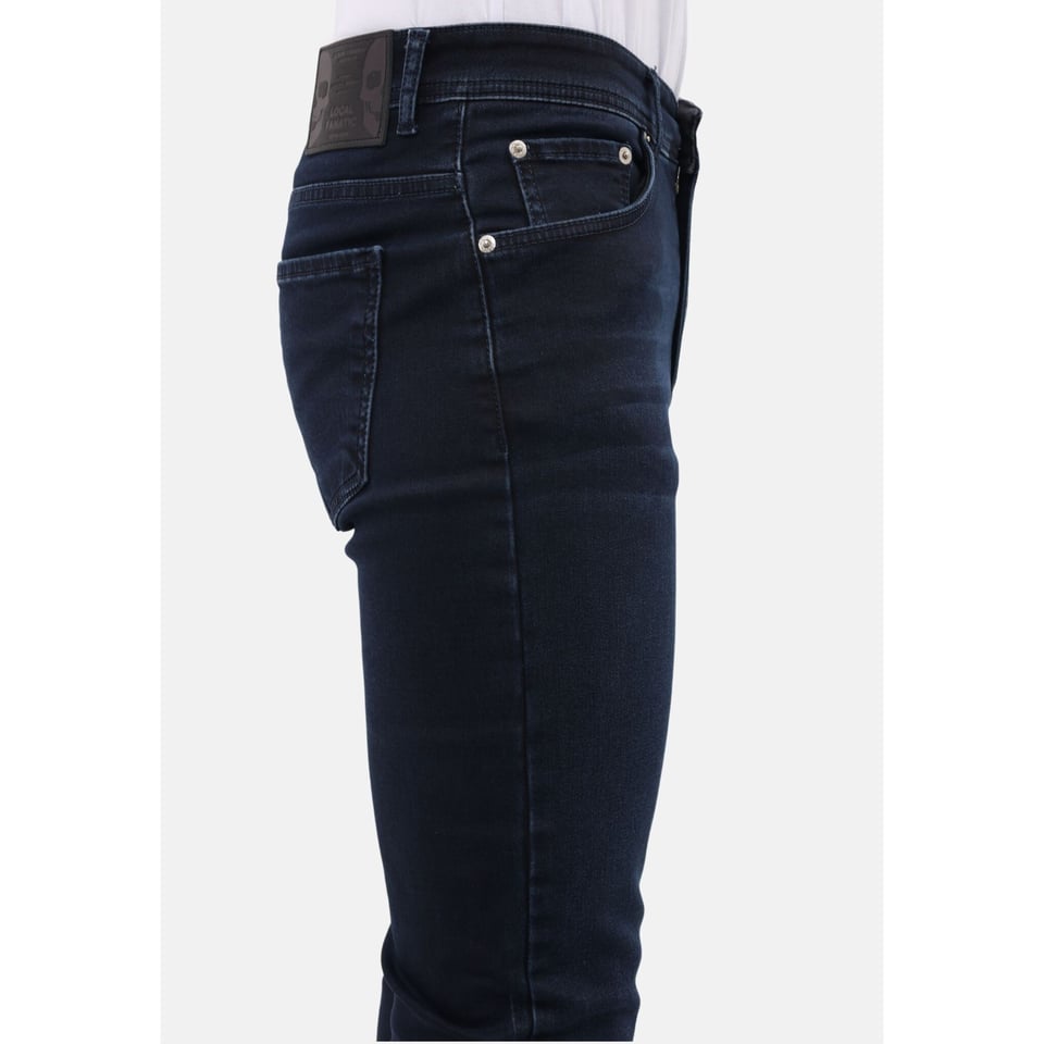 Heren Spijkerbroek - Regular Fit - Jeans Stretch - MM-R-13 - Donker Blauw