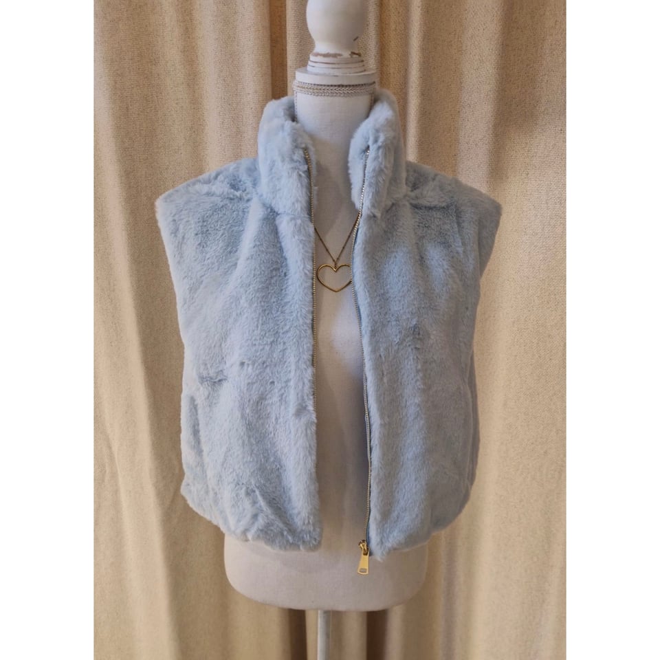 Trendy Soft Gilet - Iced Blue