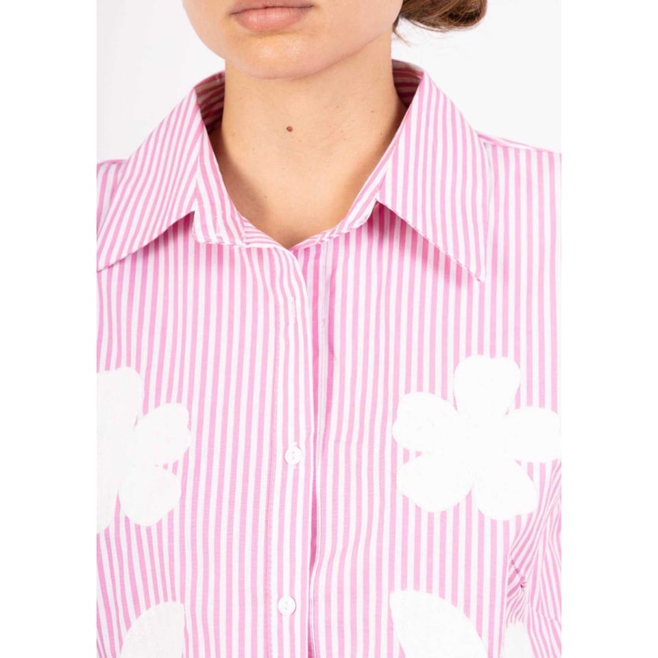 New Sleeveless Botanic blouse - Light Pink
