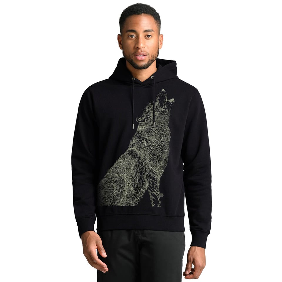 Howling Wolf Hoodie - Glow in the Dark