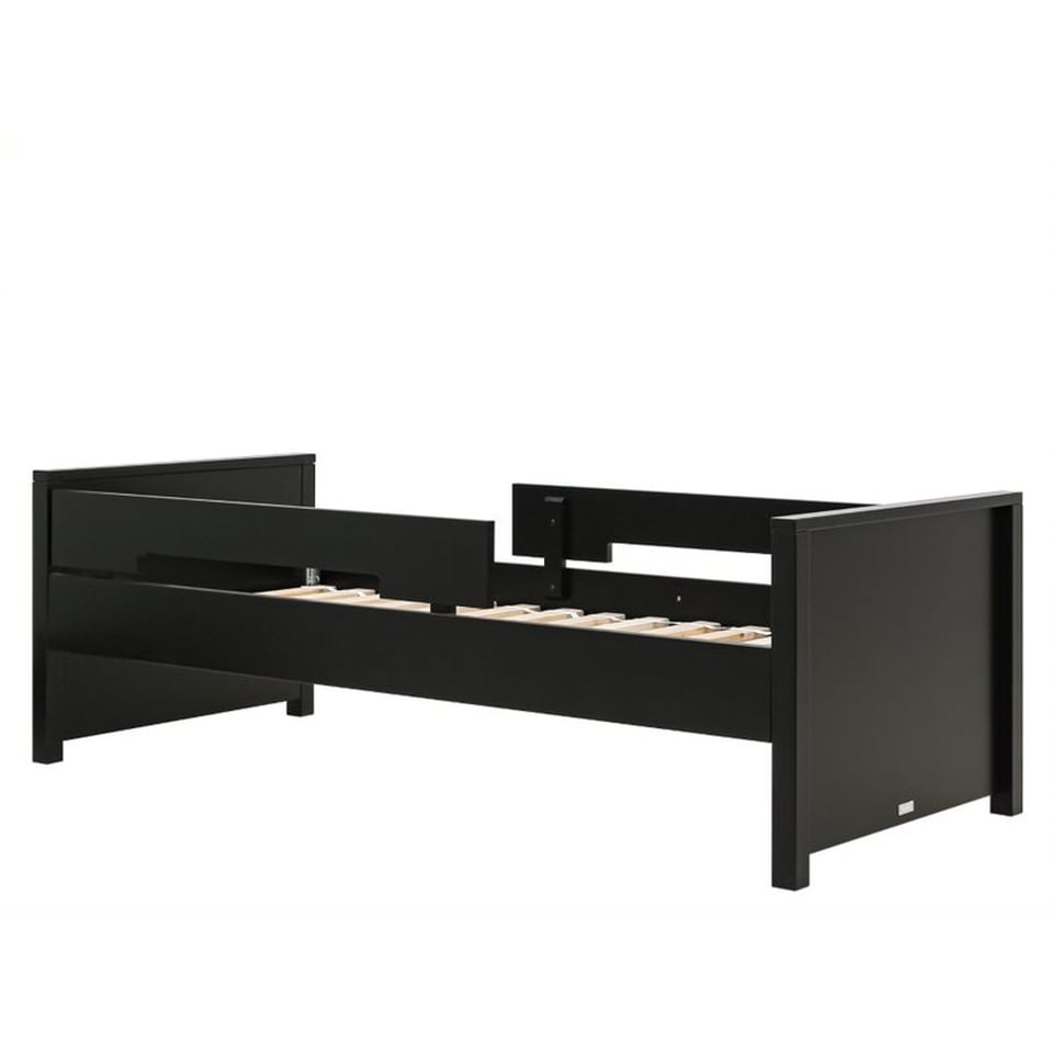 Bopita Jonne Ledikant Mat Zwart Met (Slaap)lade 90 X 200