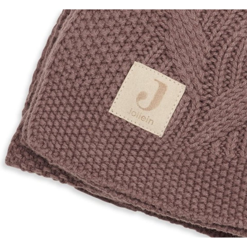 Jollein Ledikantdeken Spring Knit Chestnut 100 X 150